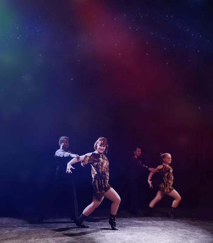 GoSalsa dancers performing on stage