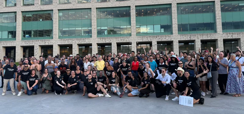 JoseSanDance community gathered outside the Ottawa studio