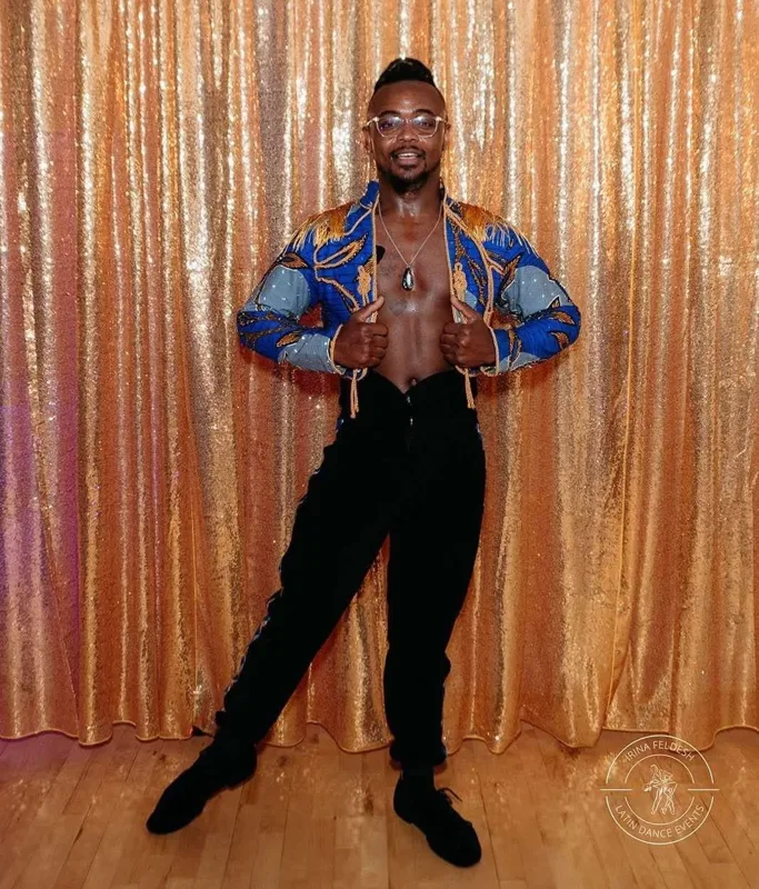 Promotional portrait of Temi Ambrose from Alberta Dancesport Events